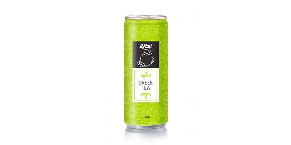 Vietnamese Green Tea 250ml Can Rita Brand 